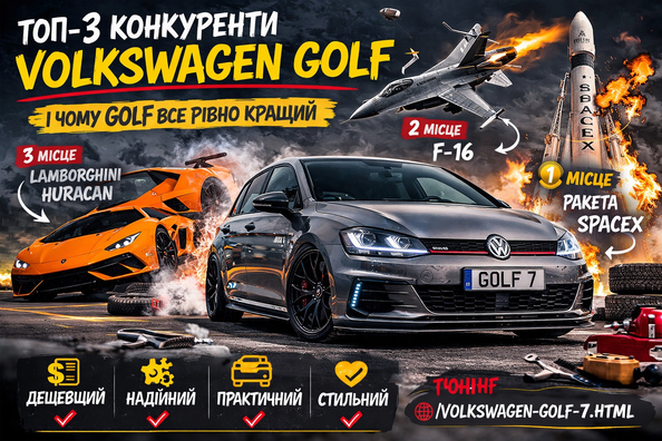 Top-3 concurrenten van de Volkswagen Golf: toen gezond verstand verloor van marketing, bravoure en straalstuwkracht Foto 2