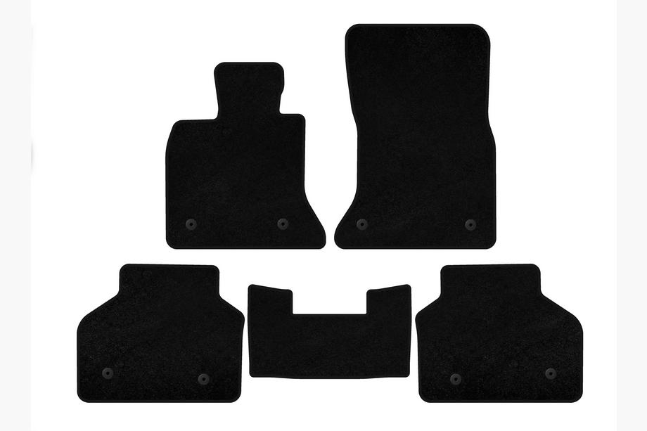 BMW 5 Serie F07 2009–2017 Premium stoffen automatten (Zwart) Image