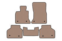 BMW 5 Serie F07 2009–2017 Rubberen automatten Carsuit (Beige) foto 1