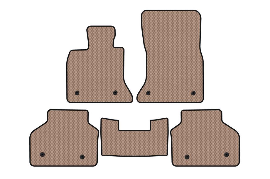 BMW 5 Serie F07 2009–2017 Rubberen automatten Carsuit (Beige) Image