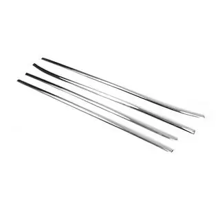 Onderste raamlijsten (set 4 stuks, RVS) foto 3