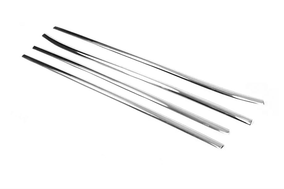 Hyundai Tucson TL 2016–2021 Onderste raamlijsten (set 4 stuks, RVS) Carmos - Turks staal Foto 3