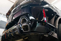 BMW XM G09 2022– Achterbumper diffuser AE (carbon) foto 8
