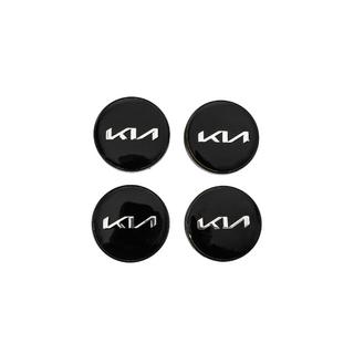Naafdoppen voor velgen 60/56 mm (zwart met chroom, 4 stuks) foto 1