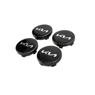 Naafdoppen voor velgen 60/56 mm (zwart met chroom, 4 stuks) foto 2