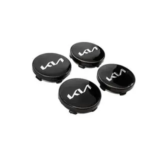Naafdoppen voor velgen 60/56 mm (zwart met chroom, 4 stuks) foto 3