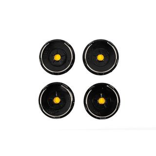 Naafdoppen voor velgen 60/56 mm (zwart met chroom, 4 stuks) foto 4