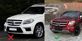 Mercedes GL/GLS-klasse X166 2012–2019 GT Panamericana voorgrille (voor GL Low) foto 2