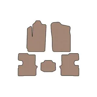 Rubberen automatten Carsuit (Beige) foto 1