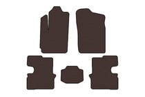 Chery M11 2008– Rubberen automatten Carsuit (Bruin) foto 1