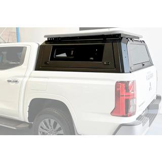 Aluminium hardtop met ramen voor laadbak foto 1