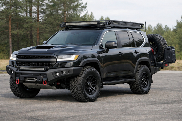 Wat te monteren op de Toyota Land Cruiser 300 als het standaard uiterlijk te braaf is