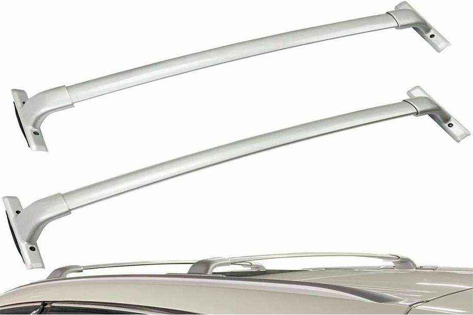 Nissan X-trail T32/Rogue 2014–2021 Dakdragers (dwarsbalken) voor OEM dakrails (2 st.) Grijs Foto 3