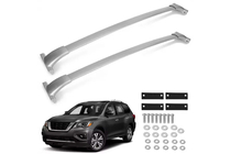 Nissan Pathfinder R52 2012–2021 Dakdragers (dwarsbalken) voor OEM dakrails (2 st.) foto 6