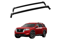 Nissan Pathfinder R53 2021– Dakdragers (dwarsbalken) voor OEM dakrails (2 st.) foto 1
