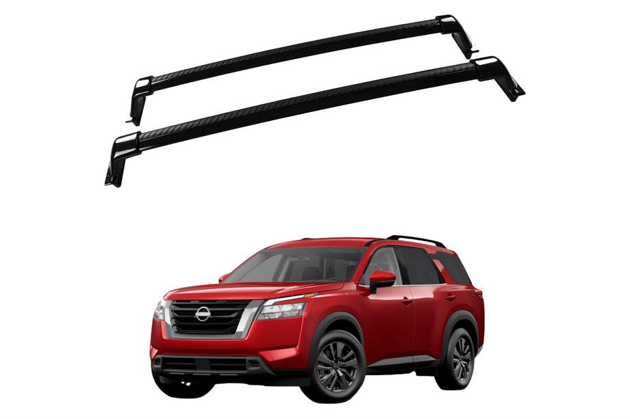 Nissan Pathfinder R53 2021– Dakdragers (dwarsbalken) voor OEM dakrails (2 st.) Image