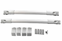 Toyota Rav 4 2013–2018 Dakdragers (dwarsbalken) voor OEM dakrails (2 st.) Grijs foto 2