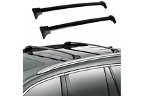 Acura MDX 2013–2020 Dakdragers (dwarsbalken) voor geïntegreerde dakrails OEM (2 stuks) Zwart foto 12