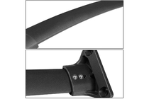 Acura MDX 2013–2020 Dakdragers (dwarsbalken) voor geïntegreerde dakrails OEM (2 stuks) Zwart foto 9