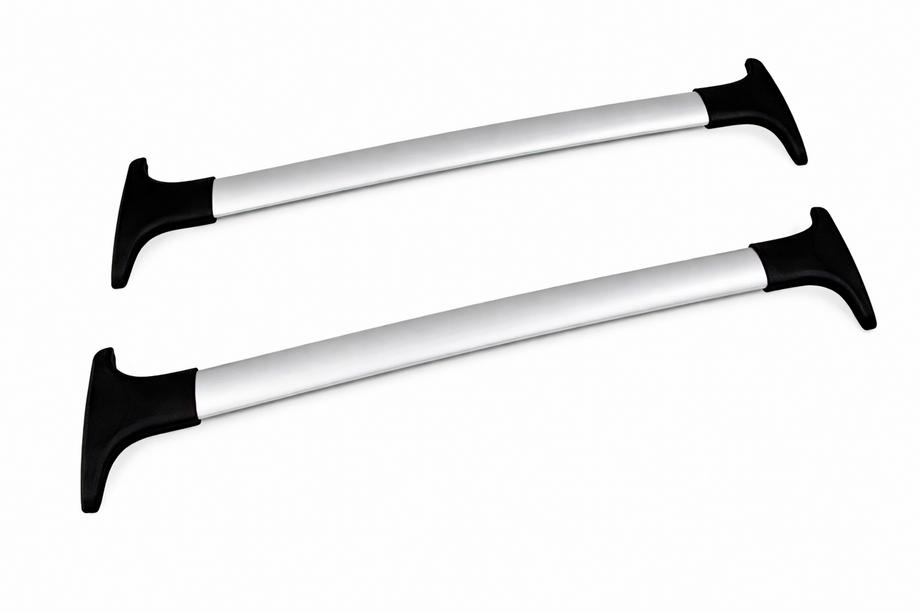 Ford EcoSport 2013–2022 Dakdragers (dwarsbalken) voor geïntegreerde dakrails OEM (2 stuks) Grijs Foto 10