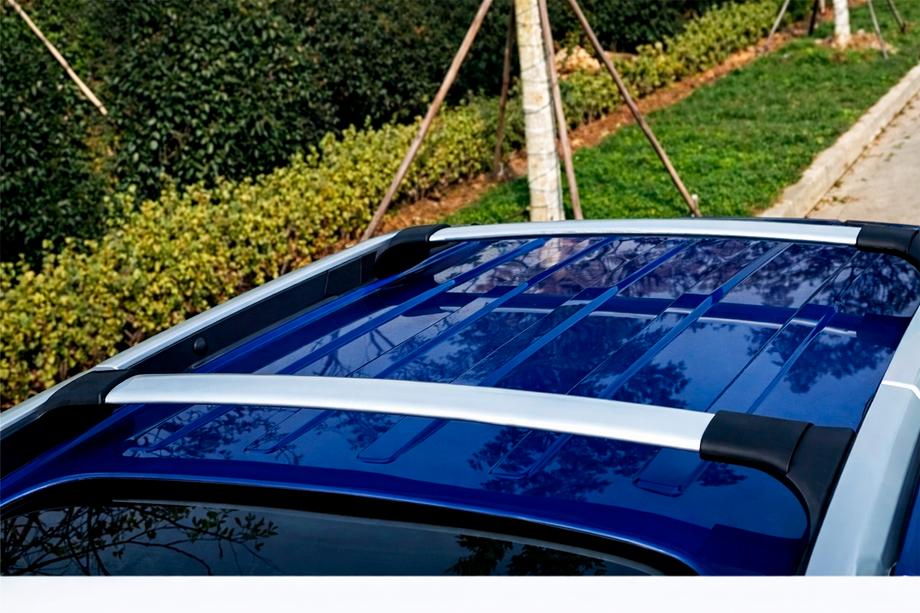 Ford EcoSport 2013–2022 Dakdragers (dwarsbalken) voor geïntegreerde dakrails OEM (2 stuks) Grijs Foto 4