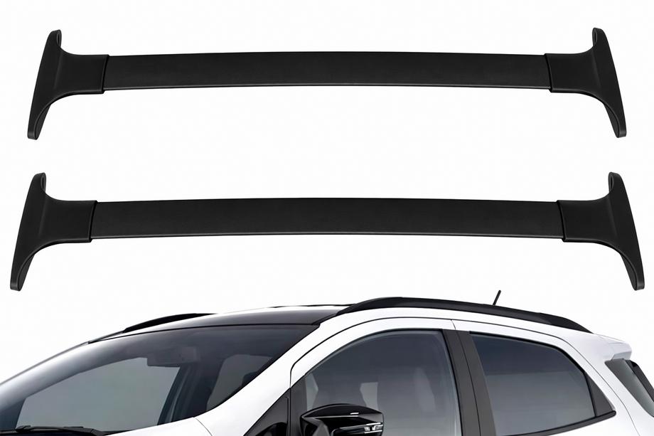 Ford EcoSport 2013–2022 Dakdragers (dwarsbalken) voor geïntegreerde dakrails OEM (2 stuks) Grijs Foto 2