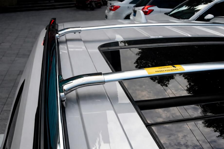 Ford Explorer 2011–2019 Dakdragers (dwarsbalken) voor geïntegreerde dakrails OEM (2016-2019, 2 st.) Zwart Foto 2
