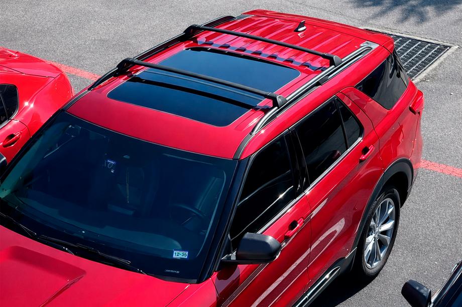 Ford Explorer 2019– Dakdragers (dwarsbalken) voor geïntegreerde dakrails OEM (2019-2023, 2 stuks) Image