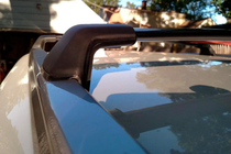 Honda CRV 2012–2016 Dakdragers (dwarsbalken) voor geïntegreerde dakrails OEM (2 stuks) Zwart foto 7