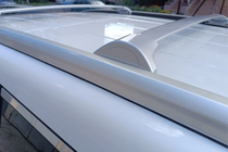 Honda Pilot 2015–2022 Dakdragers (dwarsbalken) voor geïntegreerde dakrails OEM (2 stuks) Grijs foto 3