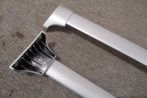 Honda Pilot 2015–2022 Dakdragers (dwarsbalken) voor geïntegreerde dakrails OEM (2 stuks) Grijs foto 11