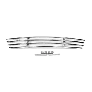 Eendelige bumpergrille (RVS) foto 3