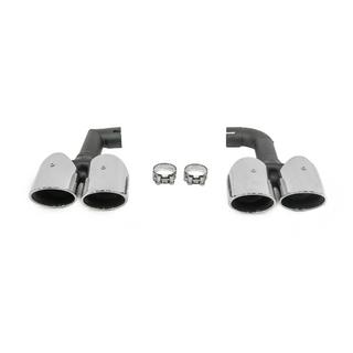Silver uitlaattips in X4M F98-stijl (V2) foto 1