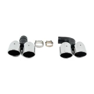 Silver uitlaatsierstukken in X3M F97-stijl (V1) foto 1