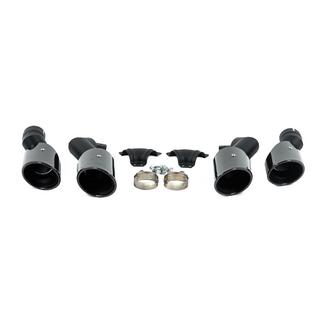 Uitlaatsierstukken V2 Black in X5M F95-stijl foto 1