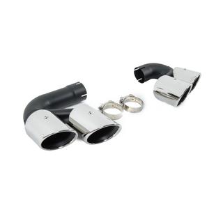 Uitlaattips V1 Silver in X6M F96-stijl BMW X6 G06 2019–2027 foto 4