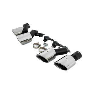 Uitlaateindstukken V2 Silver in X6M F96-stijl BMW X6 G06 2019–2027 foto 3