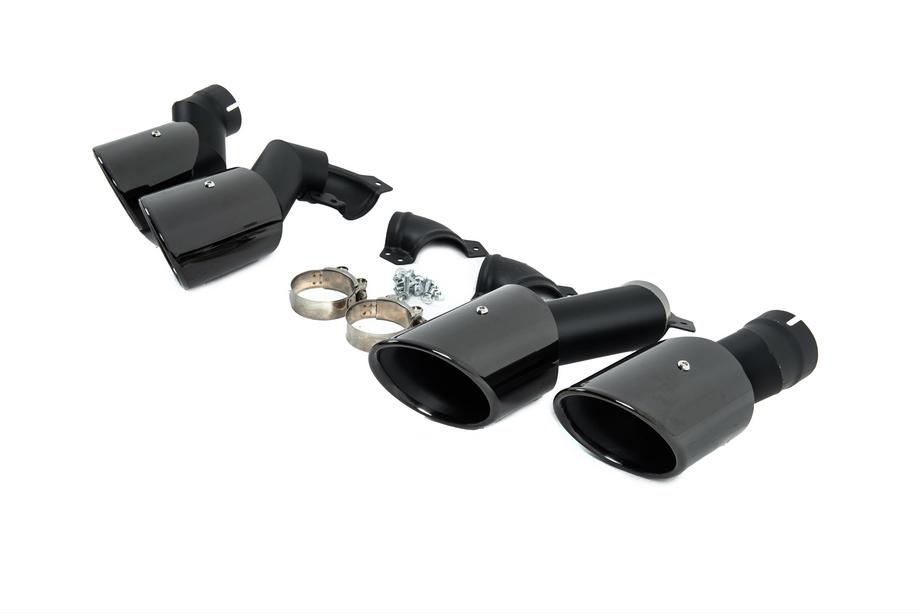 BMW X6 G06 2019–2027 Uitlaattips V2 Black in X6M F96-stijl Foto 3