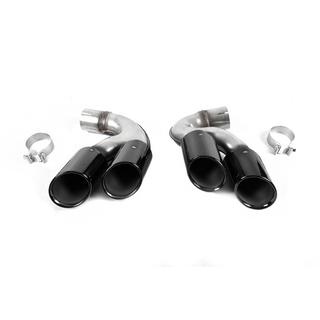 Uitlaateindstukken V1 Black in X6M F96-stijl BMW X6 G06 2019–2027 foto 1