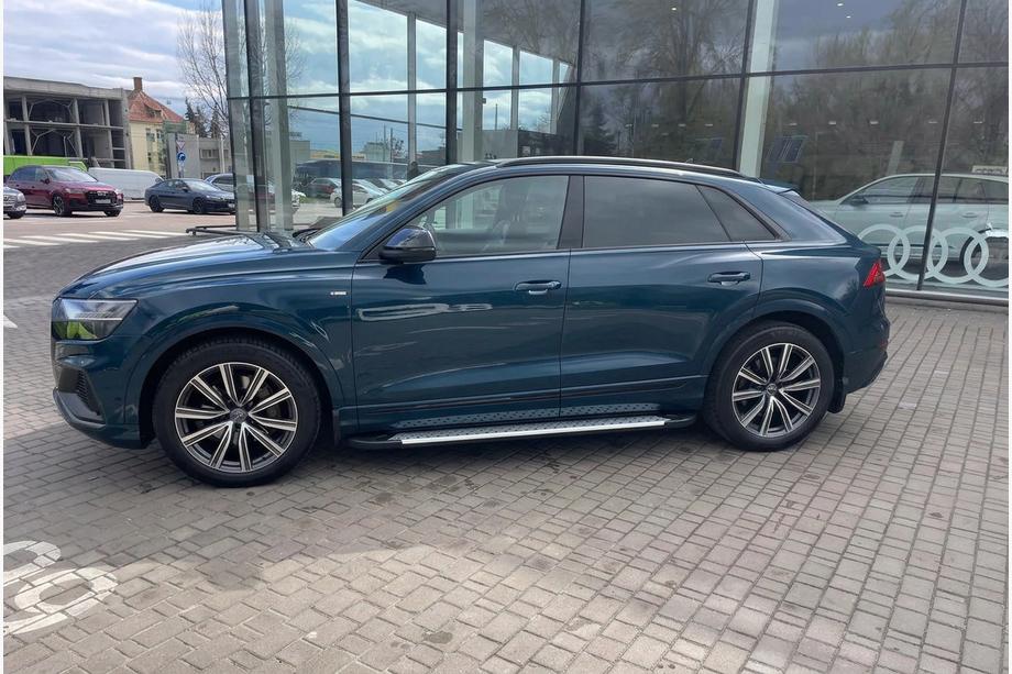 Audi Q8 2018– Side steps Allmond Grey (set van 2, aluminium) Image