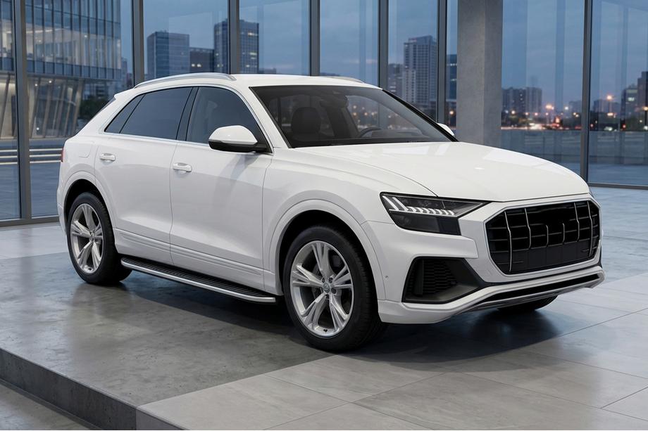 Audi Q8 2018– Side steps Tayga Grey (2 stuks, aluminium) Image