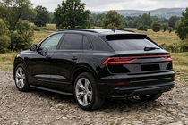 Audi Q8 2018– Tayga Black zijtreden (set van 2, aluminium) foto 1