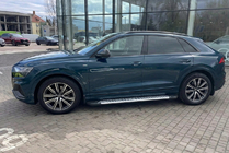Audi Q8 2018– Side steps Line (2 stuks, aluminium) foto 1