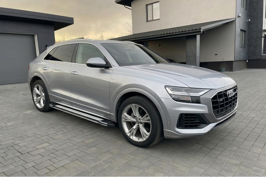 Audi Q8 2018– Rainbow zijtreden (set van 2, aluminium) Image