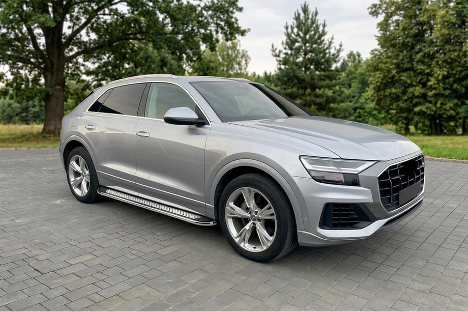Audi Q8 2018– Maydos V2 side steps (set 2 st., aluminium/RVS) Image
