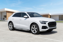 Audi Q8 2018– Mevsim Grey side steps (2 stuks, aluminium) foto 1