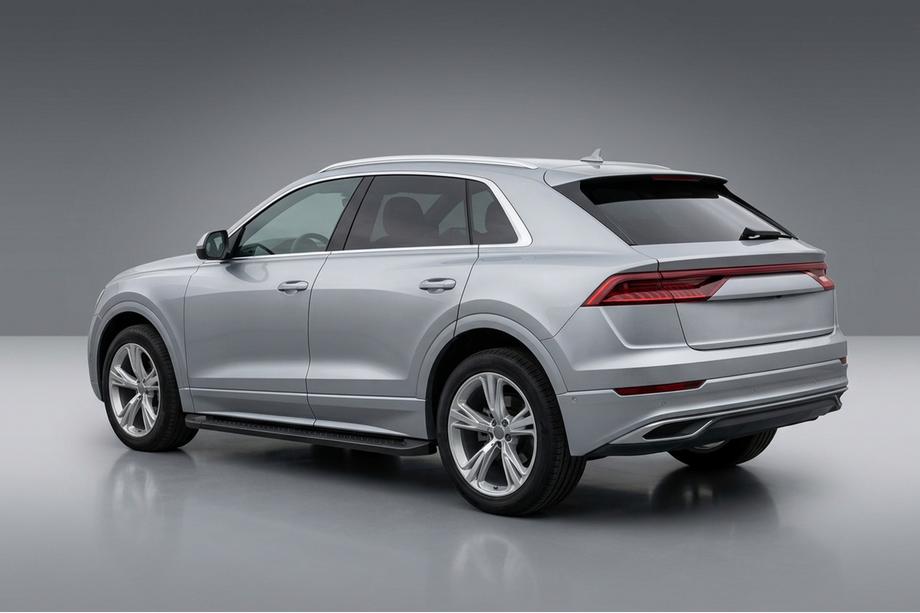 Audi Q8 2018– Allmond Black side steps (2 st., aluminium) Image