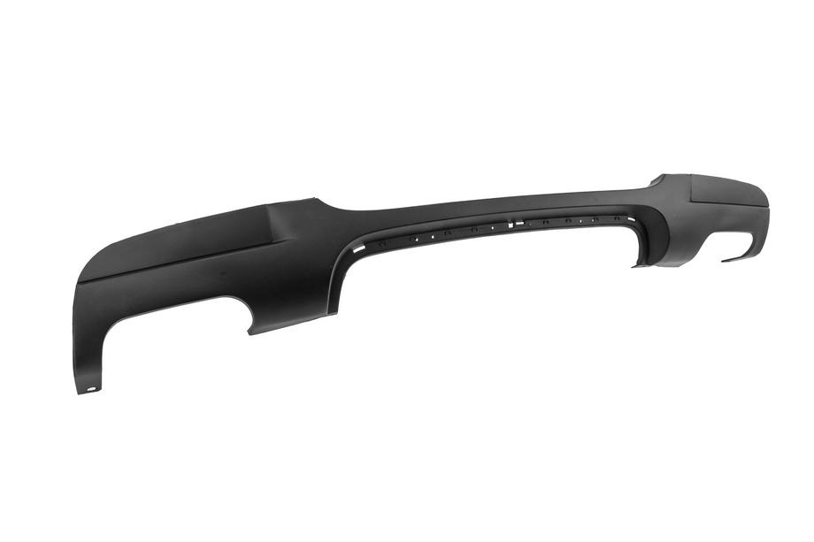 BMW 3-serie E90/E91 2005–2011 Achterbumperdiffuser voor dubbele uitlaat links/rechts (voor E90 M-Sport 2008-2011) Foto 3