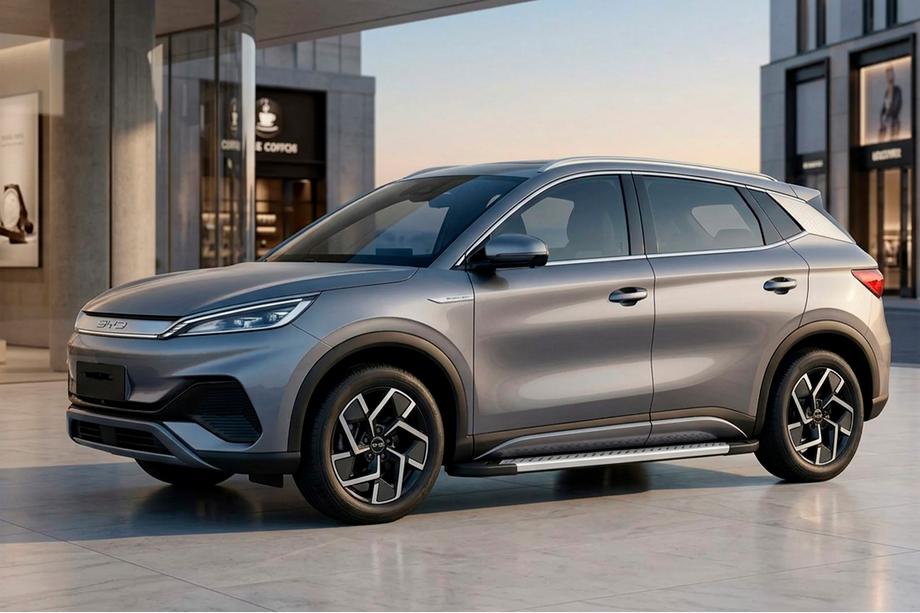 BYD Atto 3 2021– Zijdrempels Vision New Grey (set van 2, aluminium) Image
