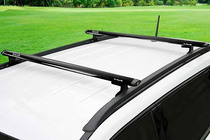 Jeep Compass 2006–2016 Dakdragers (dwarsbalken) voor geïntegreerde dakrails OEM (2011-2016, 2 stuks) Zwart foto 3